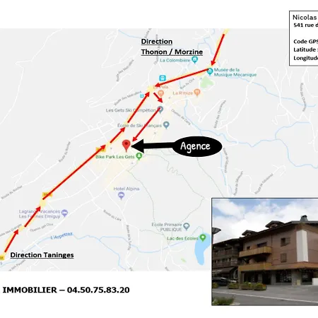 Aux Gets, Proche Centre Et Pistes, Balcon Expose Sud-ouest - Fr-1-623-257 Les Gets